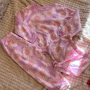 Carter's Pink Daisy comfy Set